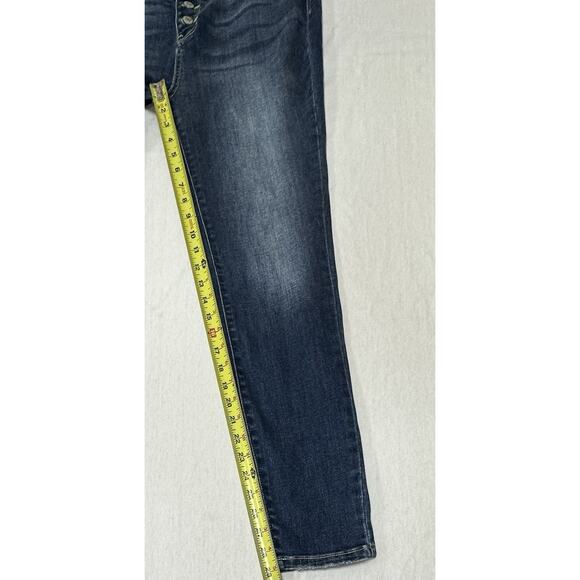 Judy Blue Penelope High Rise Button Fly Blue Stretch Denim Jeans 15/32 (29.5) - Picture 4 of 10